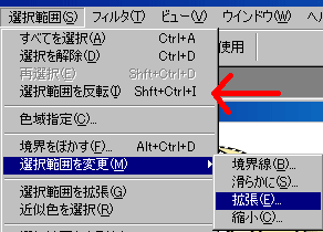 �I��͈͂��g��