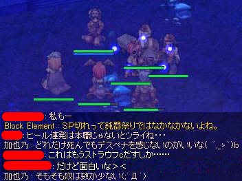 休憩中