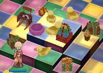 右の部屋は説明室