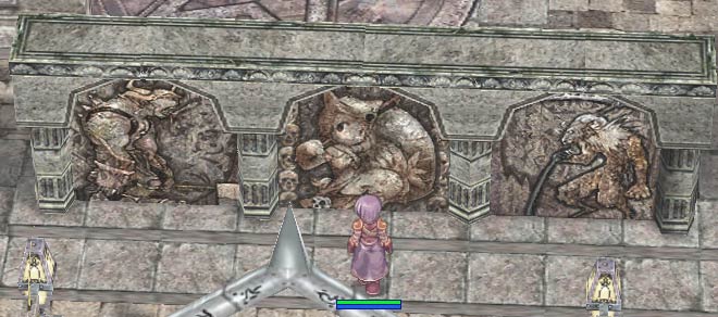 モンスターの壁画？
