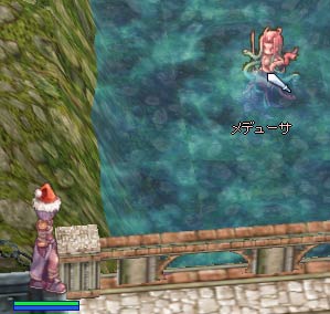 優雅に水浴び