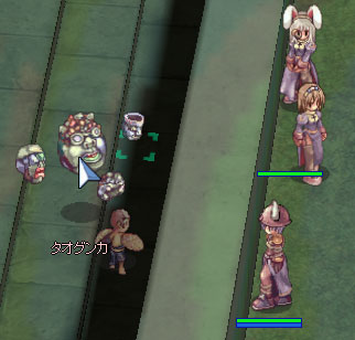 壁越しの対面